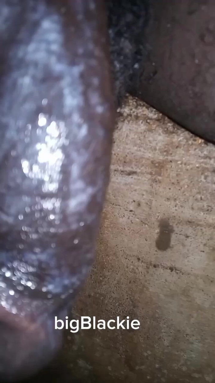 bigBlackie699: 19 Year Old Boy with a Big Black Dick