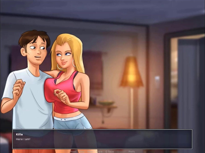 Cartoon Play: Summertime saga parte 166 - agarra el pelo rubia y folla a...
