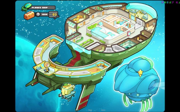 Porny Games: Космічний порятунок: рожевий код (v12.5) - байкерська дівчина з гарними татами