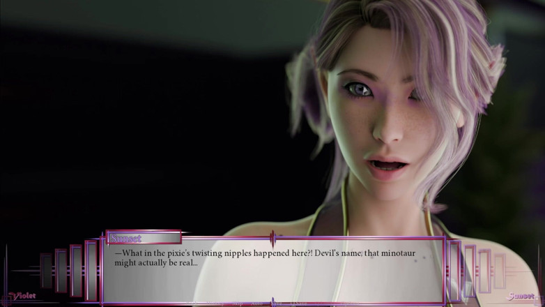 Trans Maaya: Das geheimnisvolle mädchen: Ekidona violet sunset gameplay