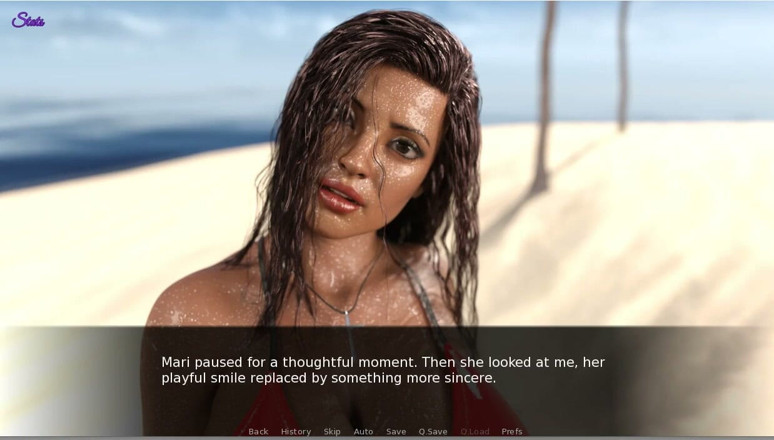 XXX Games Bunk: Islak bikinili evli kadın plajda