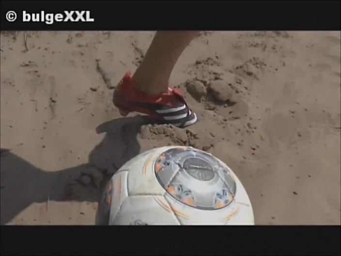 BulgeXXL: Big cock full nudity soccer outdoor