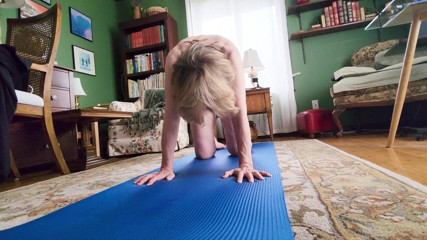 MarieRocks: GILF loves naked yoga
