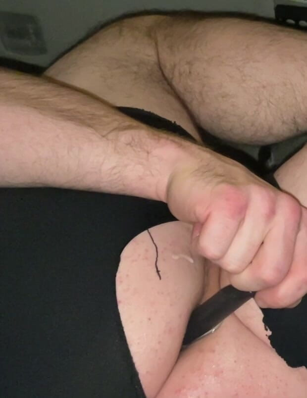 Flirty Athlete: Anal Play After I Get My Virgin Hole Bald and...