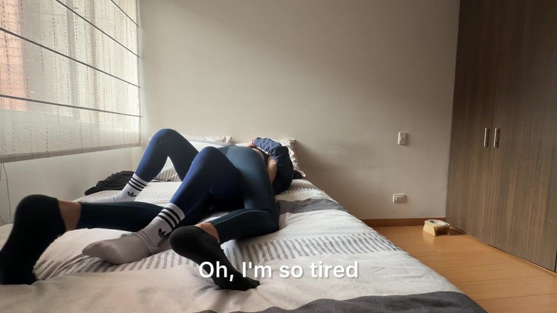 scarlettandc: Kami pulang dari gim dan bercinta kerana kami sangat panas