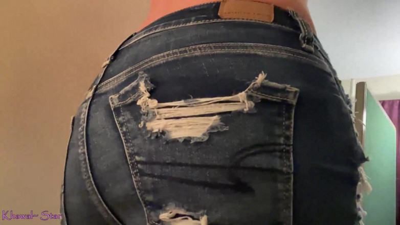 Khawal Star: Khawal gassy femboy farts jeans for sniffing loser