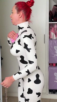 Silicone Catsuit Transformation