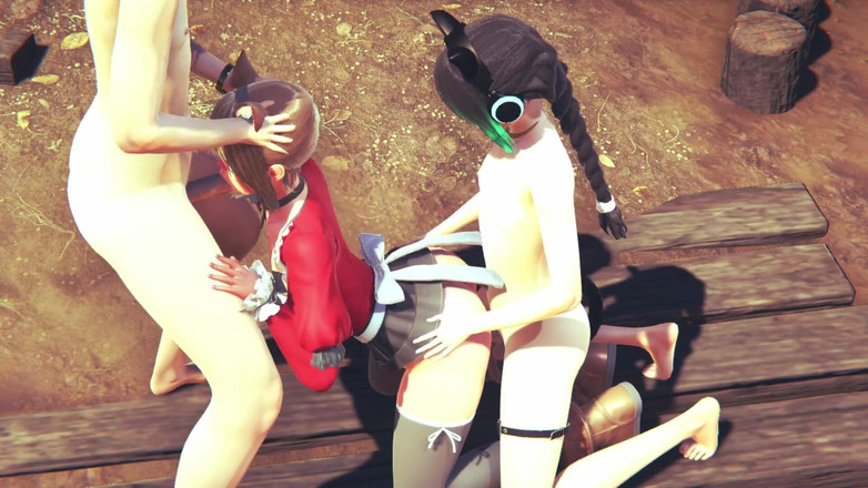 Yaoitube: Yaoi femboy - dreier nobu lutscht und gefickt