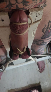 Unholy Crucifix Ballbusting