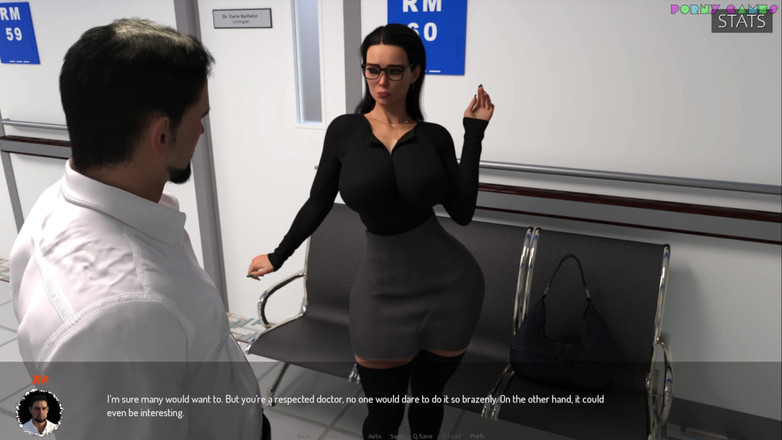 Porny Games: Soins médicaux spéciaux par 10 ans - première journée de travail, avec...