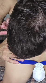 Filthy Ass to Mouth Threesome with My Step Stepdad and Step Stepbrother Ends in Feltching