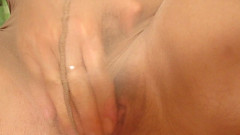 Sweet beauty: Beauty masturbates in pantyhose