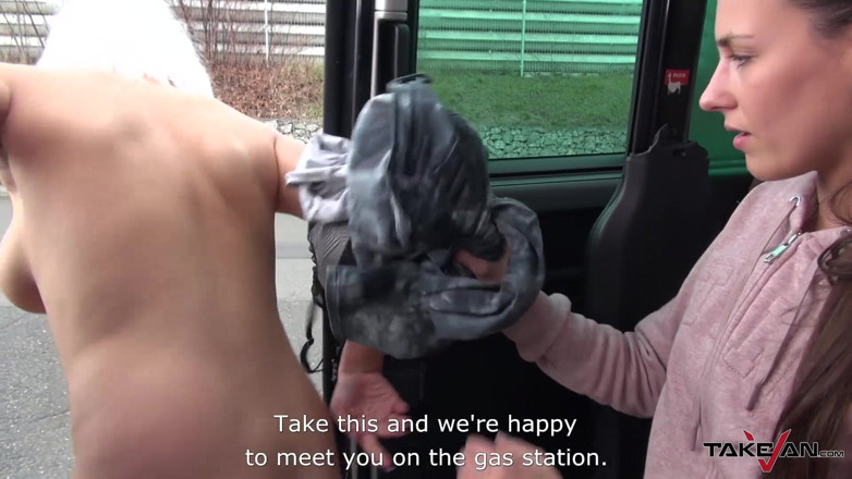 Take Van: Mea Melone pomaga szalone włosy nastolatka jeździć dużym kutasem w...