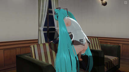 H3DC: Hatsune miku si cewek hentai 3d lagi asik ngentot kontol sampai...