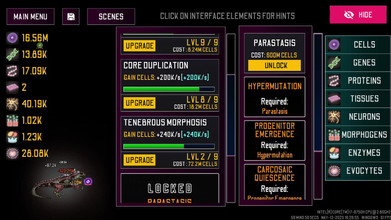 PixelAftDark: Anomaly Evolution - bermain sebagai raksasa seks yang berkembang. Bahagian 1