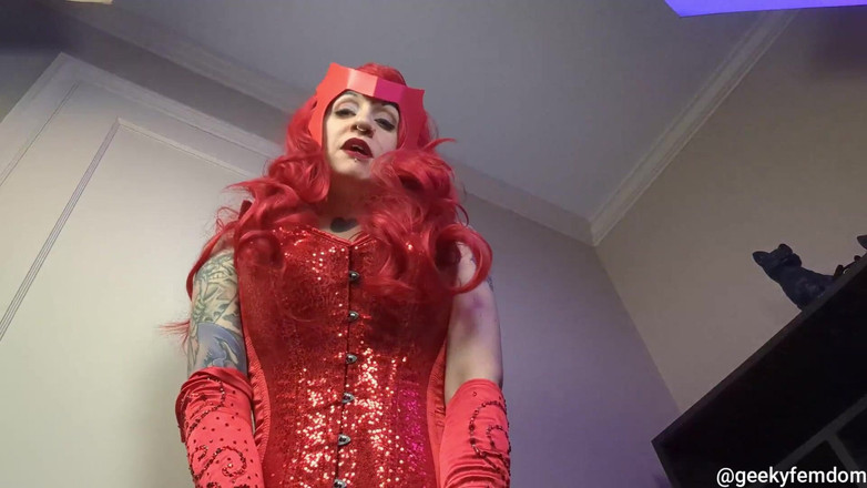 Geeky Femdom: Wandavision- gekrompen door de dieprode heks