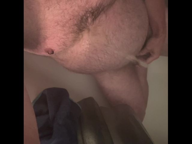 Compilation: Uncut Gay Bear Gives Himself a Golden Shower All Over His Hairy Chest and Belly (Dix Galore)