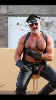 Mike in Leather