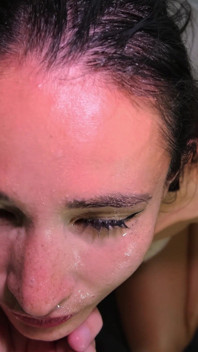 Submissive Slut Fucked in Mouth with Gagging