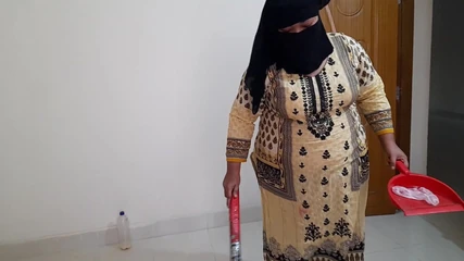 Aria Mia: Hot Muslim Arab Maid Fucked by Owner
