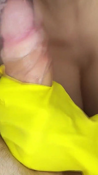 Click for Gif Blowjob and Handjob with Different Rubber Gloves From Latex Goddess