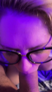 Insanely Sloppy Deepthroat BJ From Live Show - Throatfucked & Facial