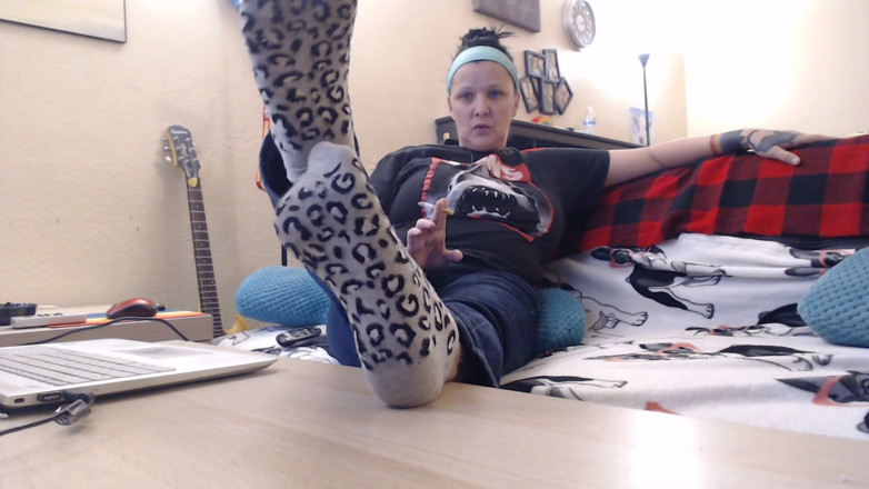 Abby Anna: Chaussettes, semelles ridées, longs ongles