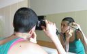 Rebecca Diamante Erotic Femdom: 머리를 0으로 면도하는 이탈리아 소녀