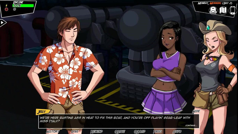 Dirty GamesXxX: Désir paradisiaque : l'aider à trouver ses vêtements - épisode 7