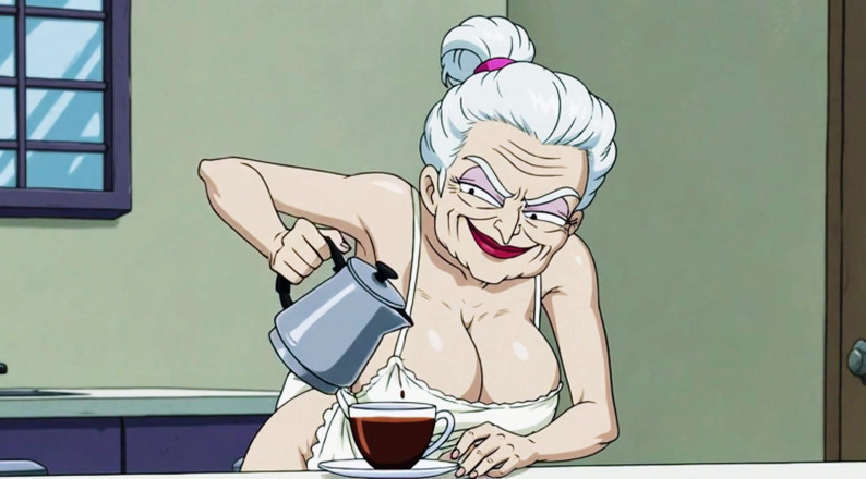 AI Porn: Ai madura em cozinhas com grandes mamas