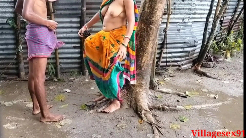 Villagesex91: Desi indická vesnice venkovní Chudai