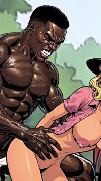 Stazione di servizio jungle: una pompa nera per una moglie bianca. La moglie bbc di un cuckold