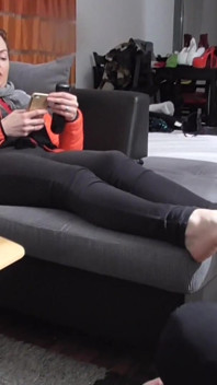 Russian Lady Feet Smelling
