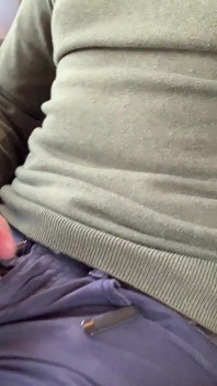 Jerking-off on the Train, Thick Cum