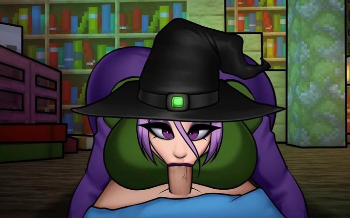 LoveSkySan69: Minecraft Hentai Horny Craft - Part 19 - Witch Dick Sucking by Loveskysan69