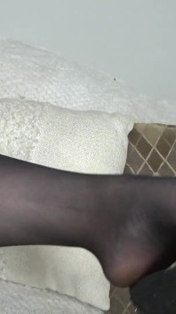 BBW MILF Torrey Lisa in Black Sheer Pantyhose