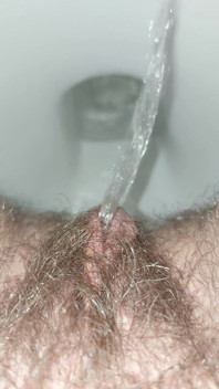 Piss From Hairy Pussy