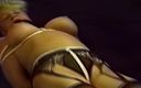 Club of Bondaged Babes: Blonde milf vastgebonden door haar meester in bondageshow