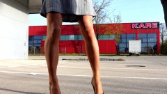 Crossdresser Pisses in Pantyhose in Outdoors thumbnail