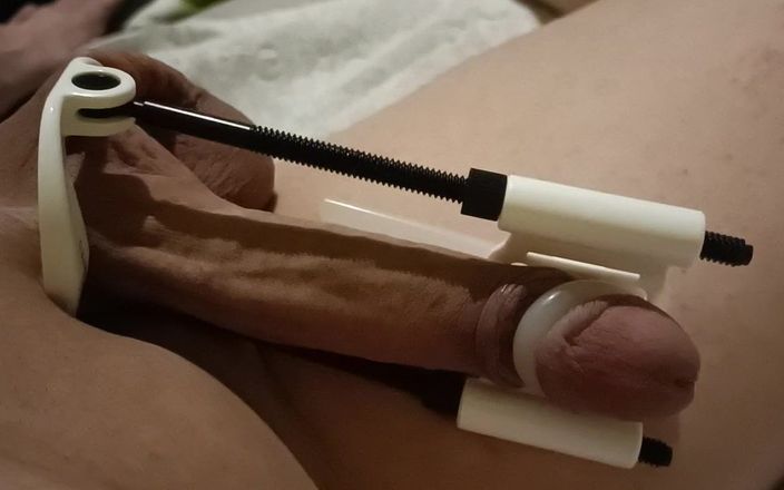 Robbi gay studio: Esticando meu pênis