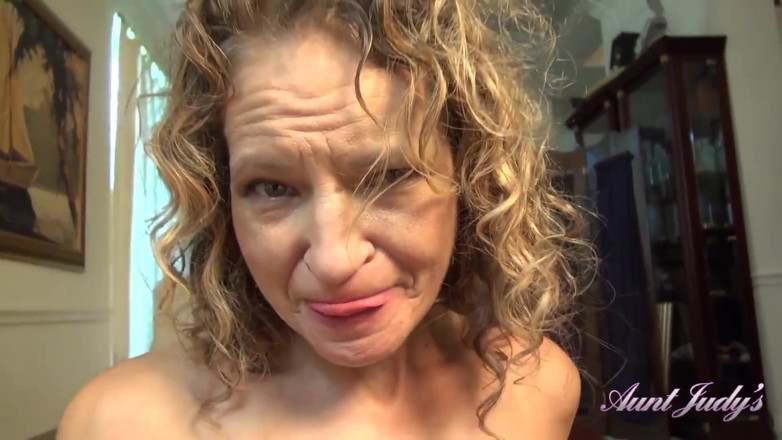 Aunt Judy's: Your Naughty Stepaunt Tia Knows You've Been Watching MILF Porn -...