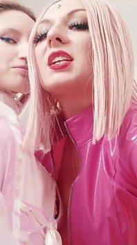 Nice Backstage From Shooting, Lesbian Fun
