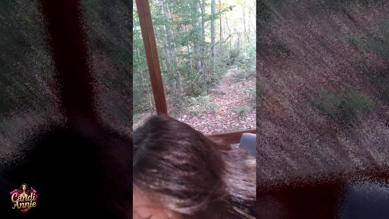 Candi Annie: Großer spaß pOV wald ficken und spermaschlucken - candi annie
