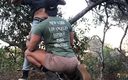 Let them watch: Raw Bareback Fucking Outdoor Action! Bubble Ass Takes a Load!
