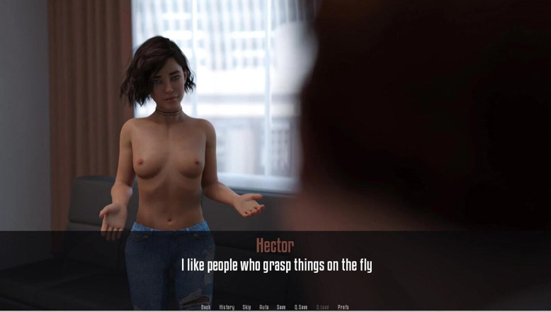 XXX Games Bunk: Anitas Internship - Gameplay - Roleplay - Exposing Tits in Bus and Interview