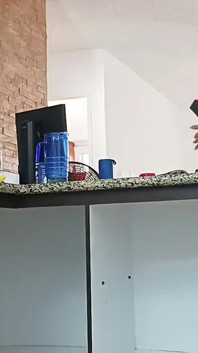 While My Stepsister Cleans the Kitchen, I Fuck Her and Give Her My Juicy Semen - Porn in Spanish.