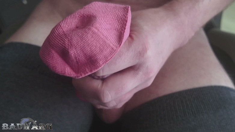 BadWarg: Masturbate with Hush 1 and Cum in Pink Socks