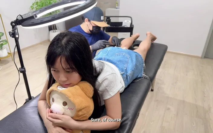 Mya Mya: Asian Girl Love to Tattoo While Horny