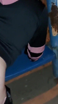 Fucking the Married Woman's Ass at The Bus Stop