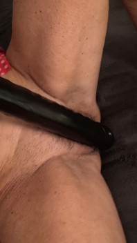 I Spoil Myself with My Big Latex Dildo